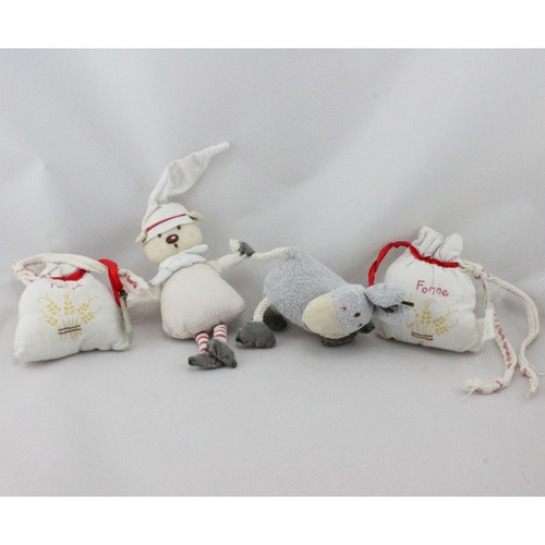 Arche doudou lutin ane gris - arche,