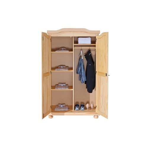 Armoire portes pin - armoire,