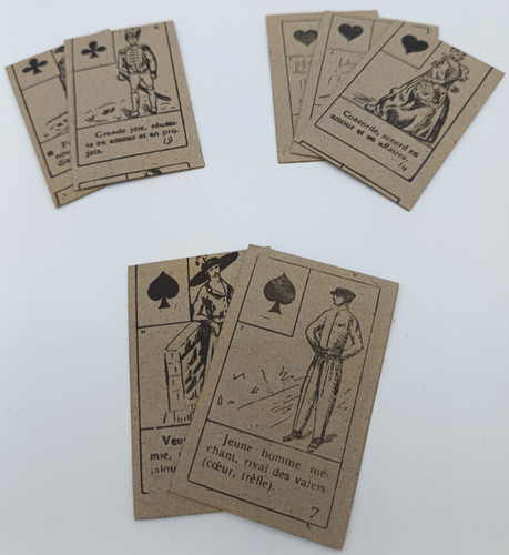 Jeu cartes tarot - jeu, de