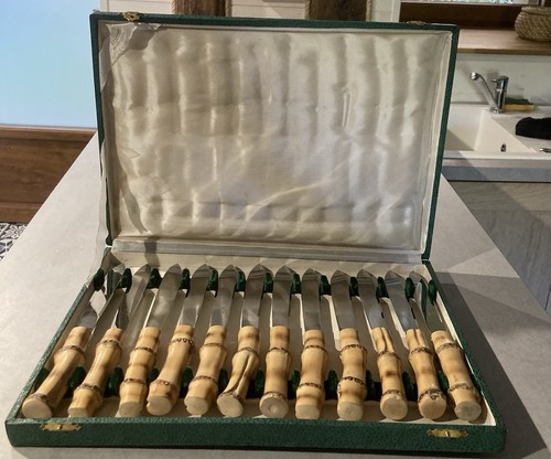 Ménagère couteaux bambou - ménagère,