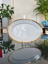 Plat De Service Ovale En