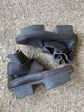 TRIPPEN German Designer Black Leather Boots-size 40