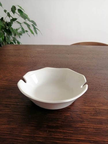 Cendrier porcelaine blanche - porcelaine,