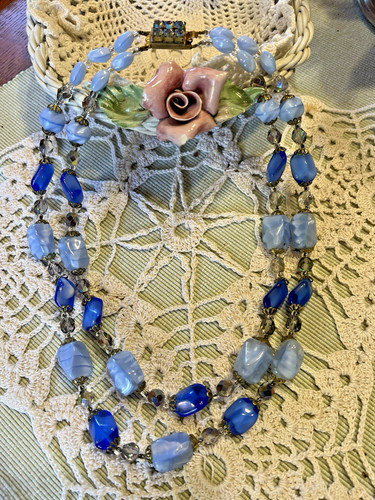 Collier ancien rangs perles - ancien, 2