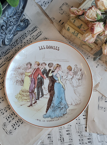 Ancienne assiette parlante - assiette,