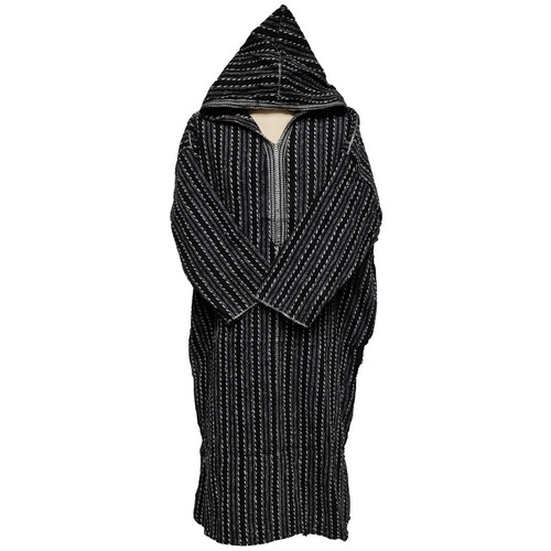 Marocain gris noir quarter - noir, 3-quarter