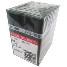 100 AIGUILLES GROZ-BECKERT DBX1 GEBEDUR TITANE POUR JUKI DDL-555,5530,5550,8700