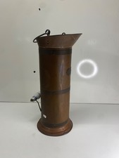 Skan Copper Umbrella Holder Charcoal Bucket Some Bump in Its Juice