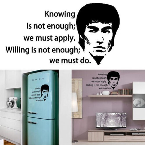 Bruce lee sticker - lee, cut