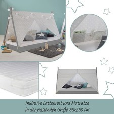 Lit Enfant Tipi Matelas 90x200