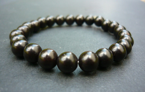 Bracelet perles bois - bracelet, en