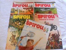 Spirou lot  5 magazines n°