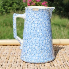 Antique small pitcher / milk jug 14 cm / U & C Sarreguemines / Persian model F