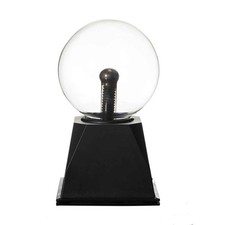 Boule de Plasma Déco "A Poser" 21cm Noir