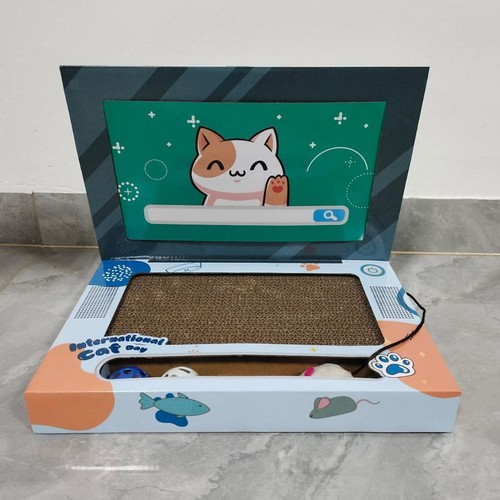 Grattoir chat carton - grattoir, en