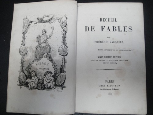 Recueil fables frédéric - de,