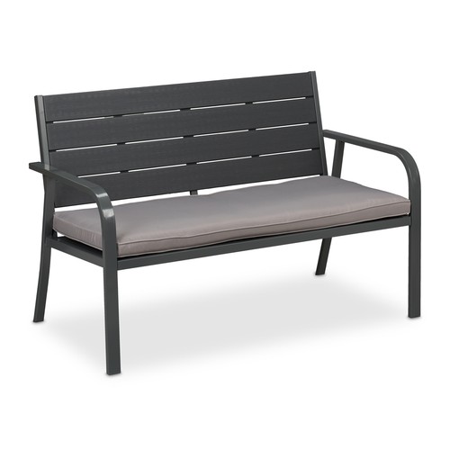 Banc jardin avec coussin - banc, de