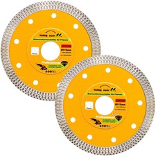 2X Disques De Découpe En Diamant Pour Carreaux Et Grès Cérame 115Mm