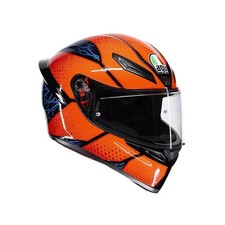 Casque Intégral AGV K1 S Speedarmor Noir Orange Bleu Brillant Taille S M L