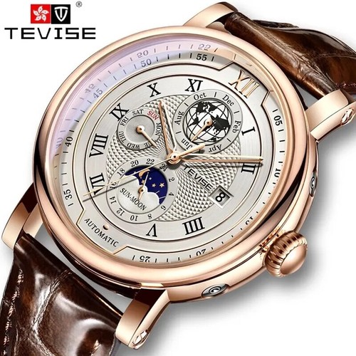 Montre mécanique cuir - mécanique,