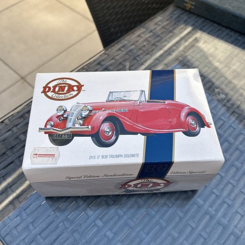 Boîte dinky toys avec triumph - boîte,