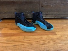 Nike Air Jordan 12 XII Retro Gamma Blue Black 130690-027 Size 10.5 (100% Tread)