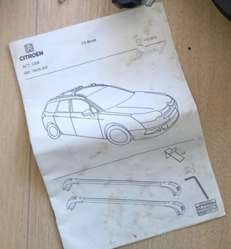 Barres toit citroën - barres, c5