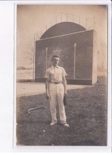 PYRENEES-ATLANTIQUES: Basque pelota, chistera - very good condition