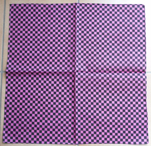 Bandana foulard damier - :,