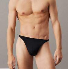 New Calvin Klein Sculpt Thong, Black, Large