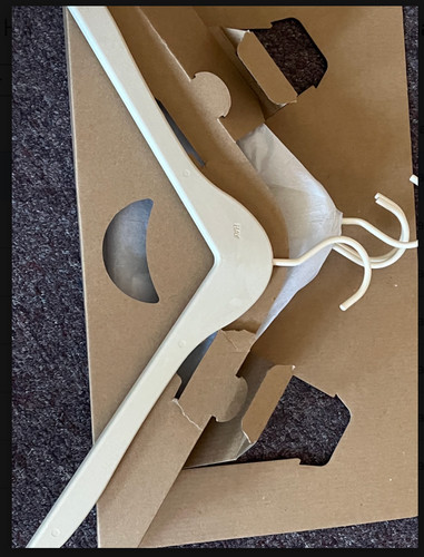 Hay coat hanger cream - cream,, pcs
