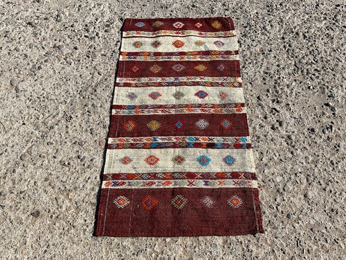Tapis kilim vintage - , rouge