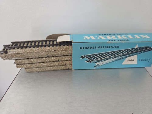 Marklin rails droits 5106 - ho,