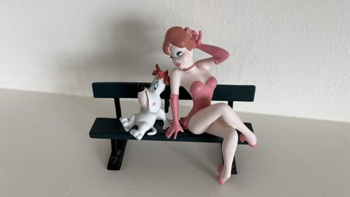 Figurine banc droopy 2001 - droopy,