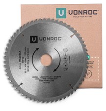VONROC Lame Scie 216mm 60 Dents Bois MS804AA Radiale/Table Universelle