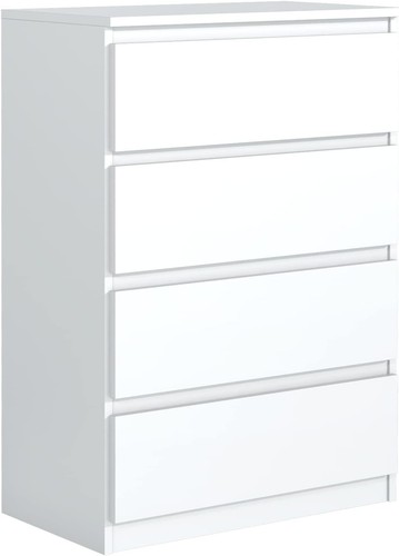 Commode blanche mat avec - commode,