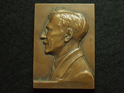 Plaque bronze rispal prof - rispal,