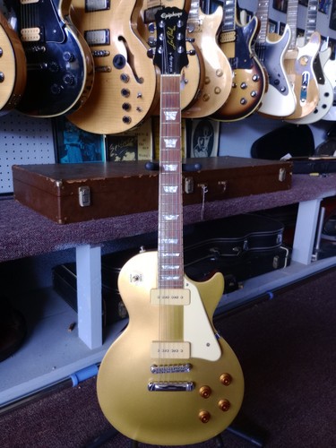 Epiphone les paul - gold, top