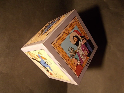 Herge tintin très jolie - tintin,