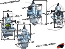 Carburateur Molkt 26 Dirt Bike