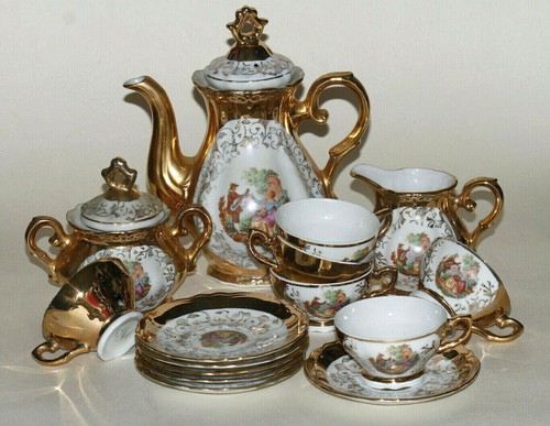 Service café porcelaine