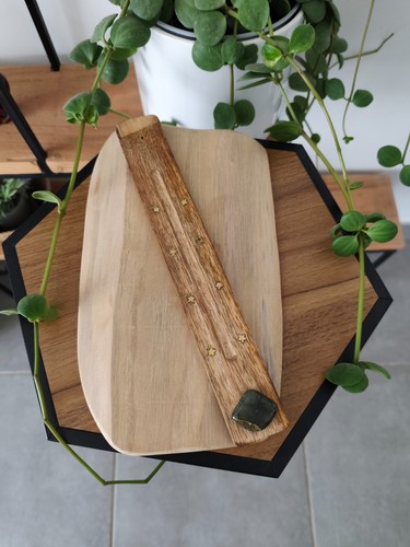 Porte encens bois - 25, cm