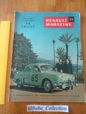 REVUE *** RENAULT MAGAZINE 14 ***  AUTOMOBILE  1958 suisse auto dauphine