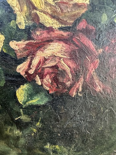 Huile sur panneau - , :