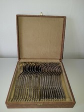 COFFRET MENAGERE METAL ARGENTE