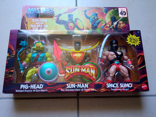 Sun man and the rulers - and,