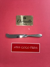 CHRISTOFLE FRANCE PEARL CHEESE KNIFE 21 cm SILVER METAL VERY NICE CONDITION