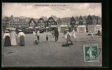 CPA Berck-Plage, Partie de Croquet 1908 