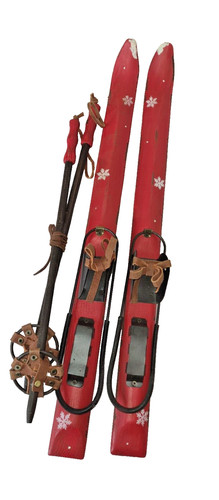 Paire skis miniatures - skis,