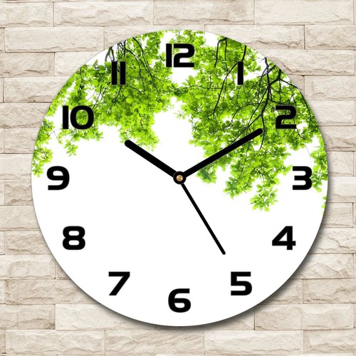 Tulup horloge murale verre - murale, en